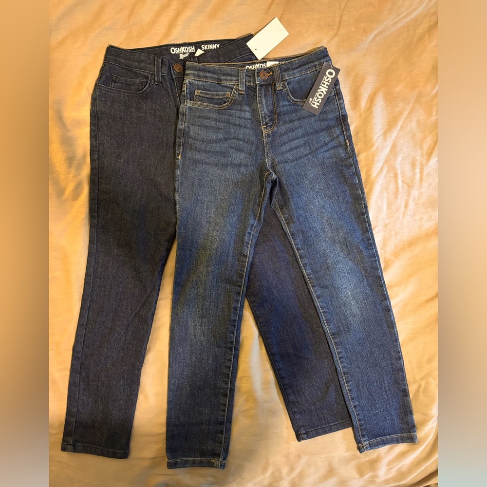 NWT 2 pairs of jeans both dark blue